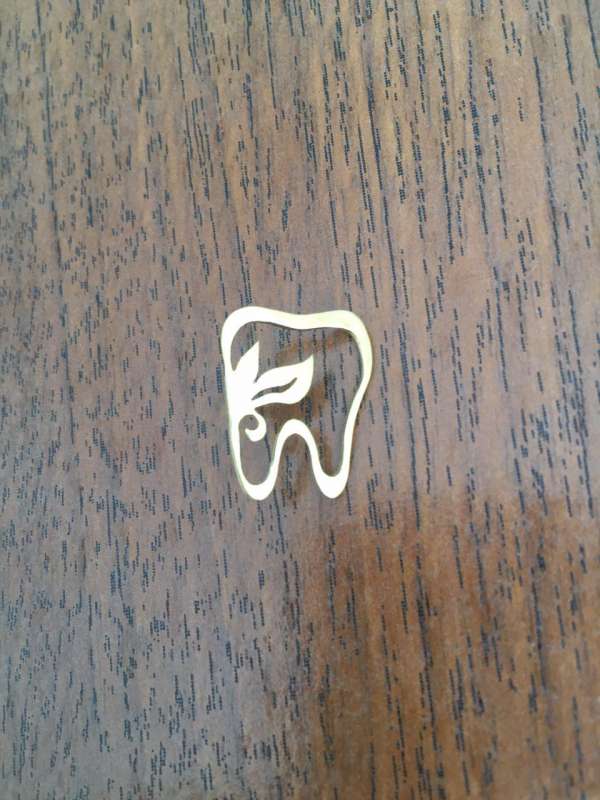 سنجاق سینه دندانی